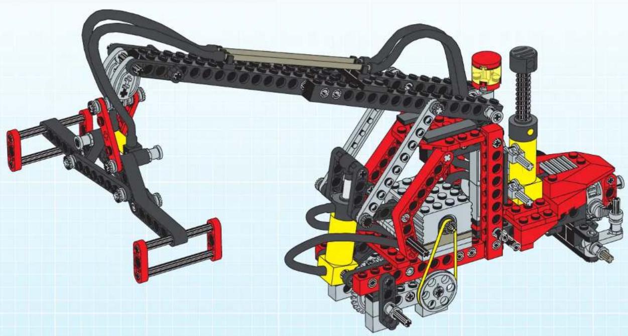 LEGO PNEUMATIC FOREST TRACTOR - Technic - 212