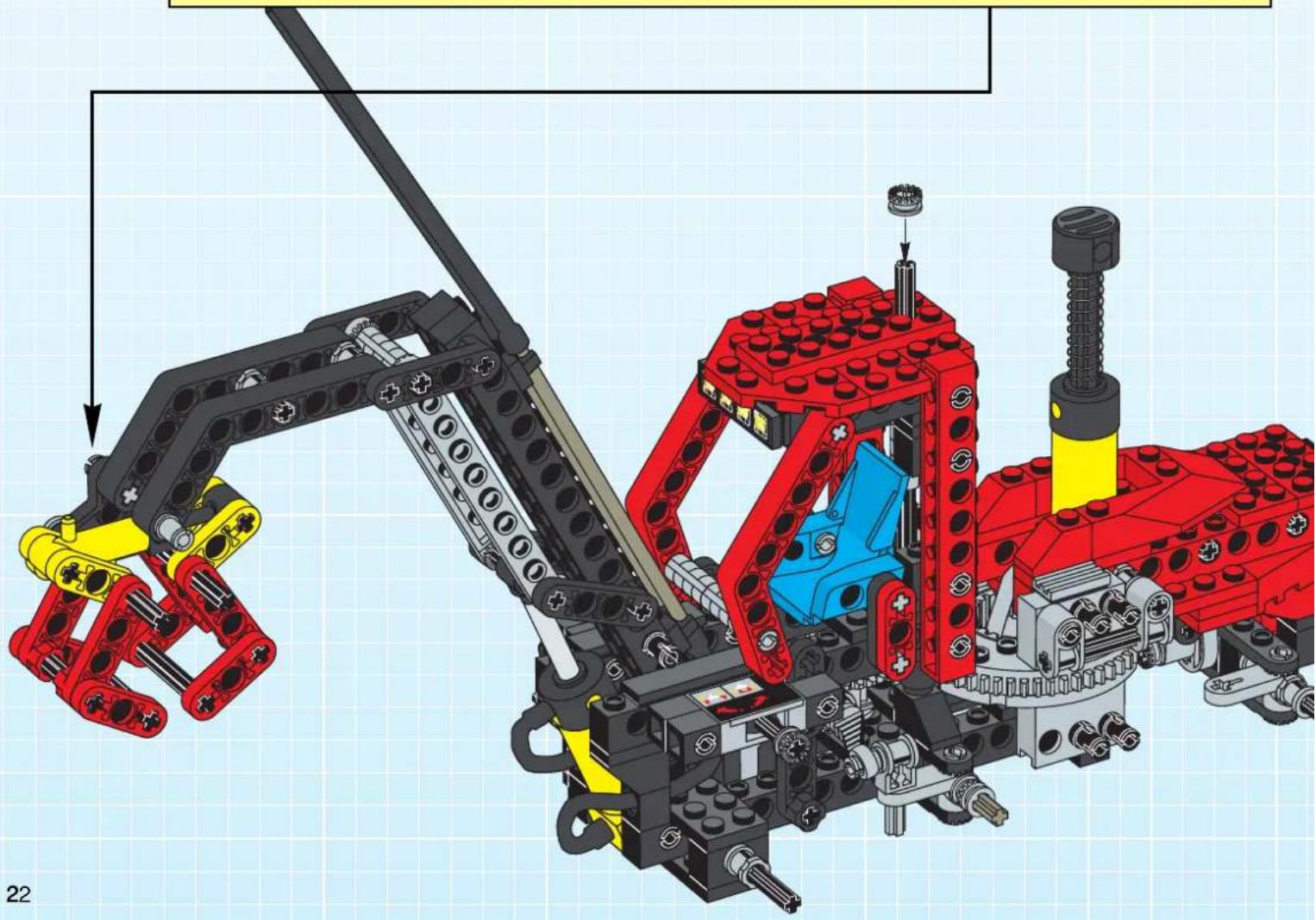 LEGO PNEUMATIC FOREST TRACTOR - Technic - 103