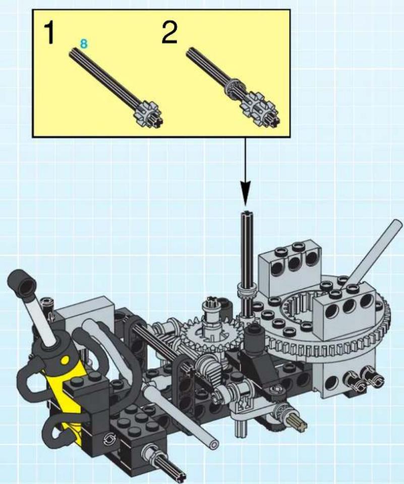 LEGO PNEUMATIC FOREST TRACTOR - Technic - 37