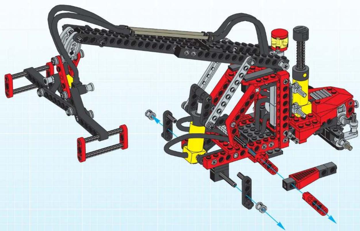 LEGO PNEUMATIC FOREST TRACTOR - Technic - 180