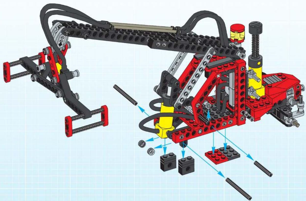 LEGO PNEUMATIC FOREST TRACTOR - Technic - 183
