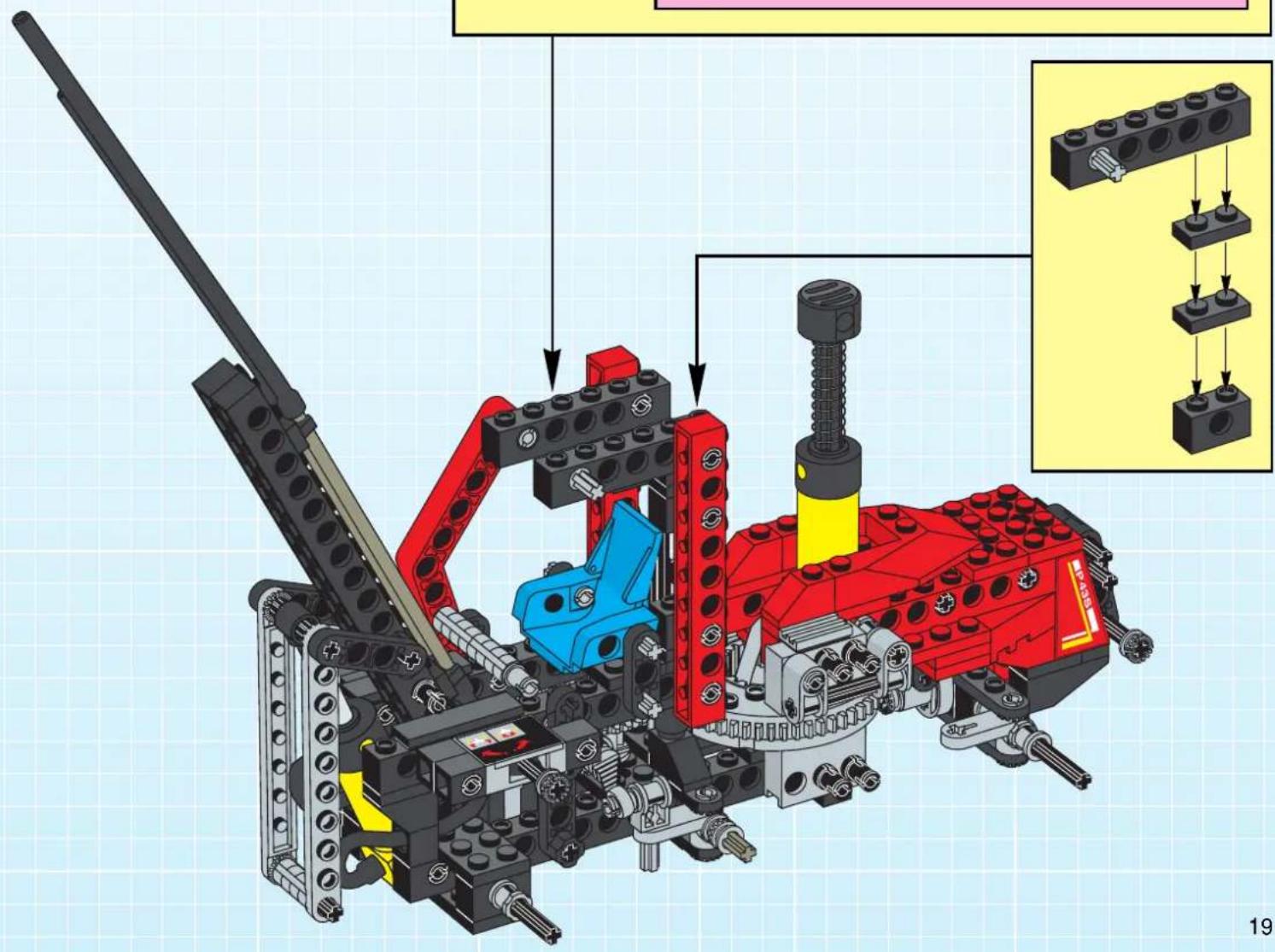 LEGO PNEUMATIC FOREST TRACTOR - Technic - 91