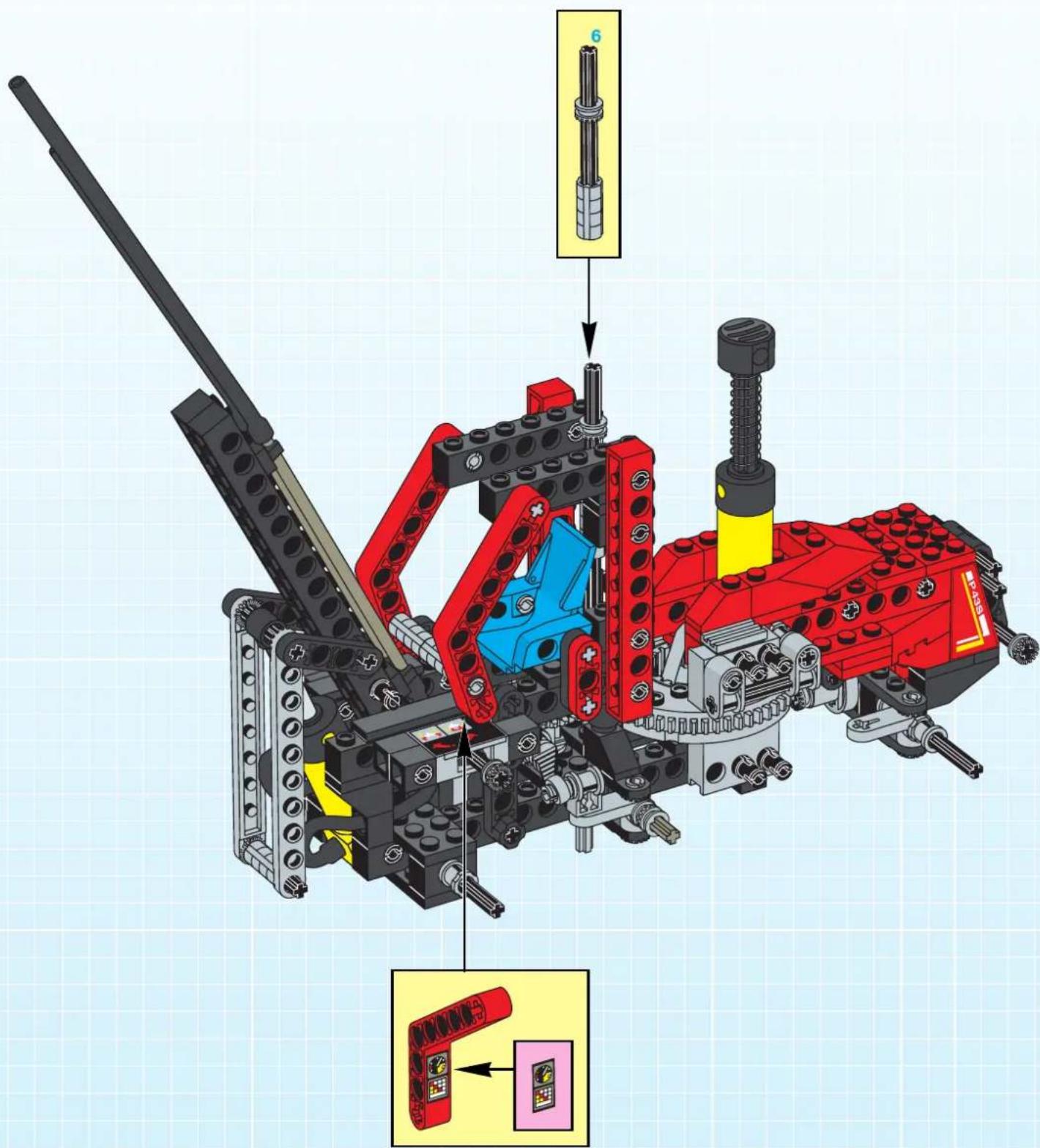 LEGO PNEUMATIC FOREST TRACTOR - Technic - 93