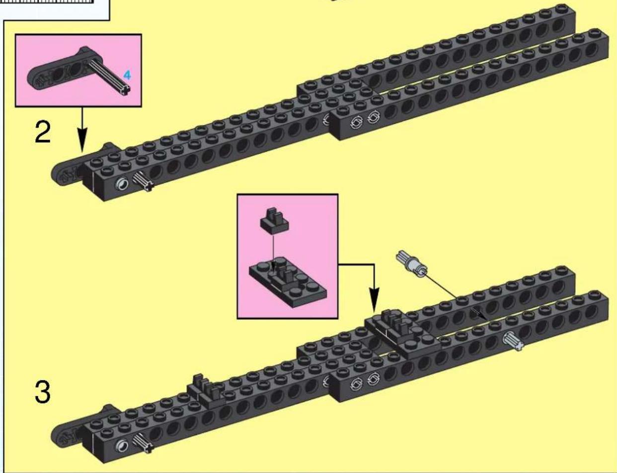 LEGO PNEUMATIC FOREST TRACTOR - Technic - 170