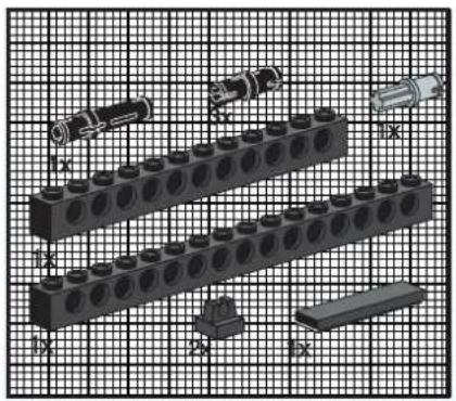 LEGO PNEUMATIC FOREST TRACTOR - Technic - 38