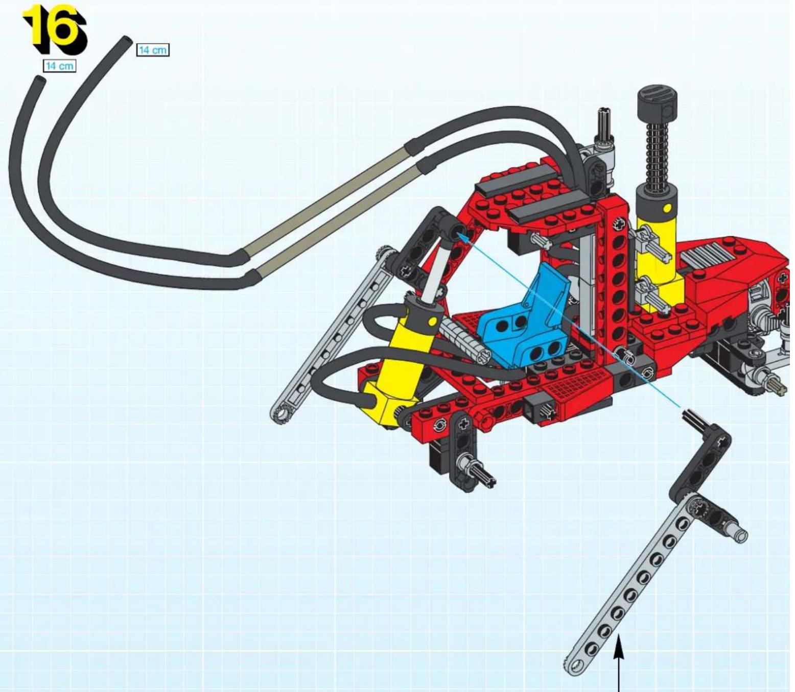 LEGO PNEUMATIC FOREST TRACTOR - Technic - 166