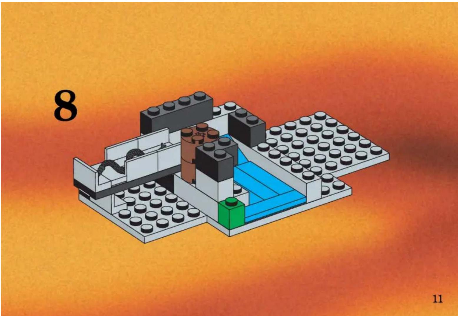 LEGO ROCK HIDE WITH SNAKES - SYSTEM - 22