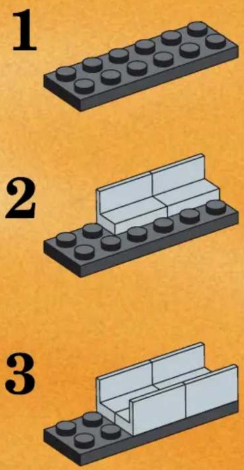 LEGO ROCK HIDE WITH SNAKES - SYSTEM - 17
