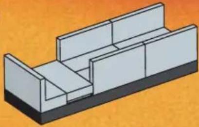 LEGO ROCK HIDE WITH SNAKES - SYSTEM - 19