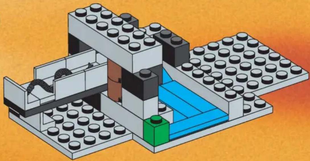 LEGO ROCK HIDE WITH SNAKES - SYSTEM - 23