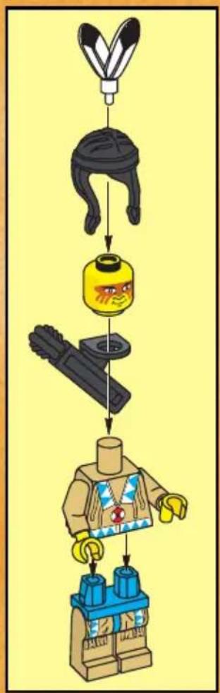 LEGO ROCK HIDE WITH SNAKES - SYSTEM - 1