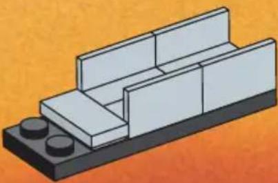 LEGO ROCK HIDE WITH SNAKES - SYSTEM - 18