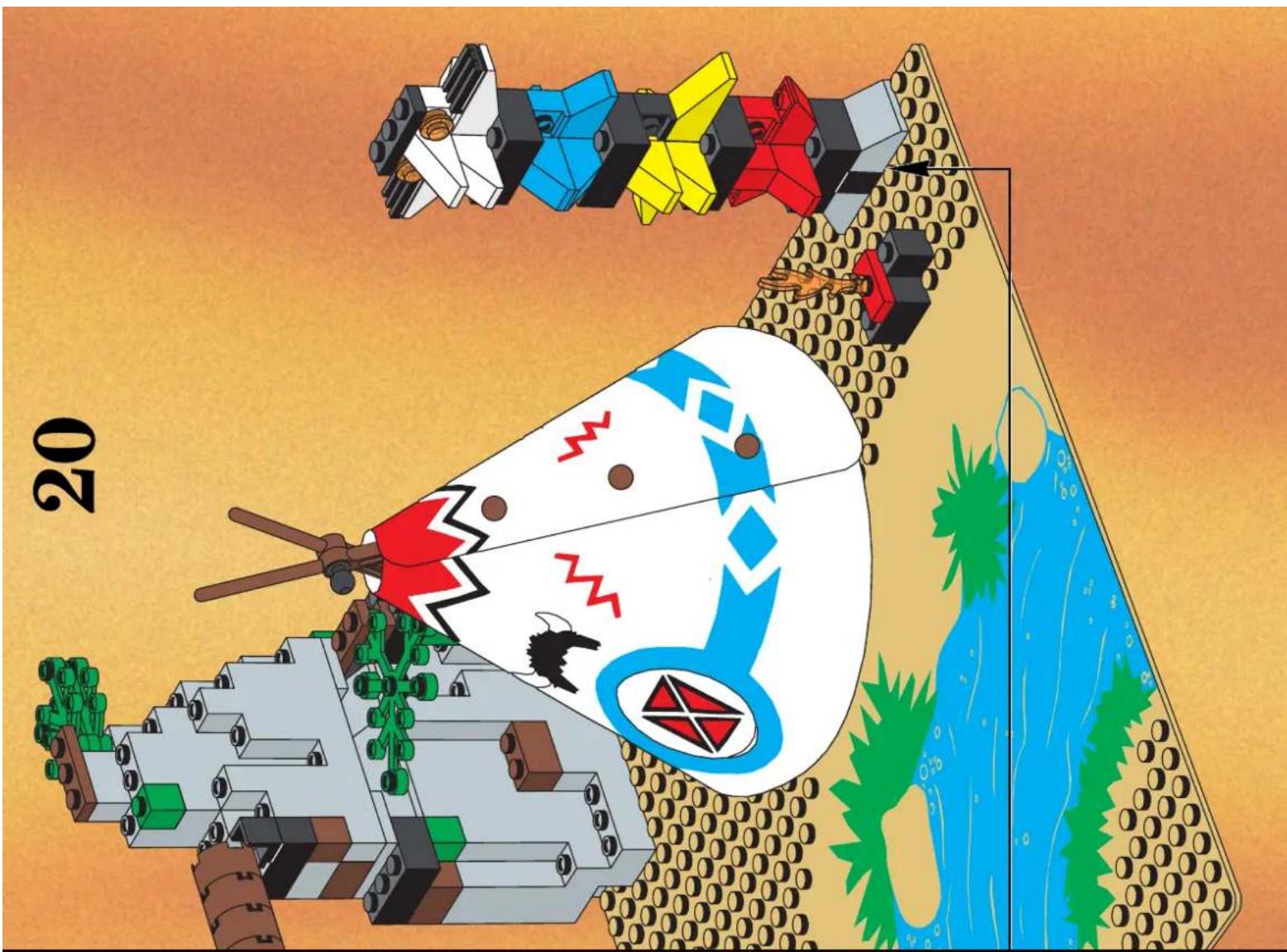 LEGO MEDICINMAN'S CAMP - 32