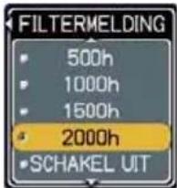 HITACHI CP-A200GF - OPTIE menu (vervolg) - 4