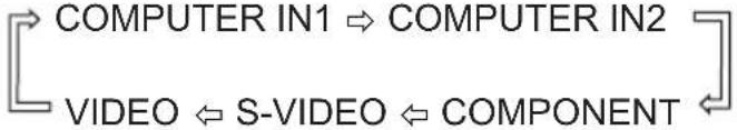 HITACHI CP-A200GF - OPTIE menu - 2