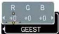 HITACHI CP-A200GF - OPTIE menu (vervolg) - 3