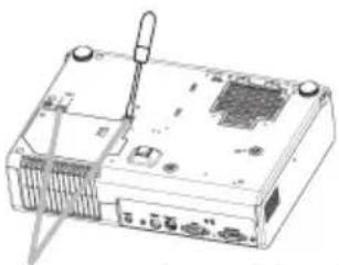 HITACHI CP-RS55 - In het geval u deze zelf vervangt, - 1