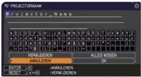 HITACHI CP-WX3011NEF - NETWERK menu - 3