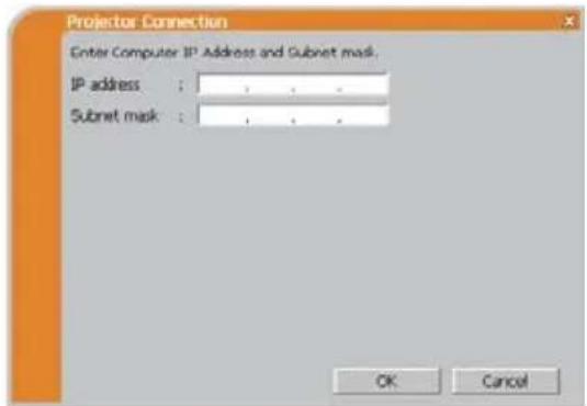 HITACHI CP-WX3011NEF - De methode voor netwerkverbinding selecteren (vervolg) - 1