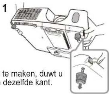 1 te maken, duwt u dezelfde kant.