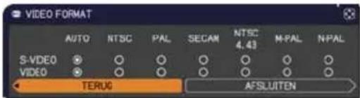 HITACHI CP-WX3011NEF - INPUT menu - 2