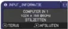 HITACHI CP-X2510ZEF - OPTIE menu - 7