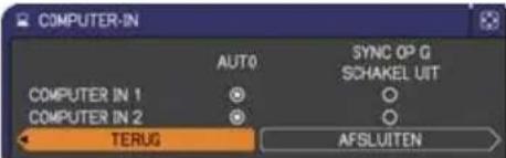 HITACHI CP-X3010ZEF - INPUT menu - 3