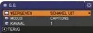 HITACHI CP-X3010ZEF - SCHERM menu - 5
