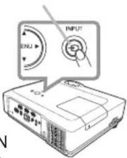 HITACHI CP-X301WP - Een invoersignaal selecteren - 2