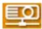 HITACHI CP-X417WF - 1) Indicator. - 2