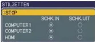 HITACHI CP-X417WF - Menu INPUT (vervolgd) - 2