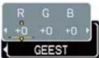 HITACHI ED-A111EF - OPTIE menu (vervolg) - 3