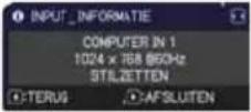 HITACHI ED-D10NEF - OPTIE menu - 9