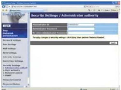 HITACHI ED-D10NEF - Security Settings (Beveiligingsinstellingen) - 1