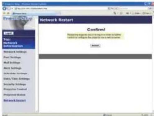 HITACHI ED-D11NEF - Network Restart (Netwerk reset) - 1