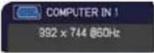HITACHI ED-D11NEF - INPUT menu - 4