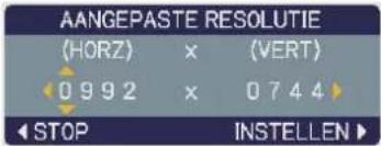 HITACHI ED-X33EP - INPUT Menu (vervolg) - 3