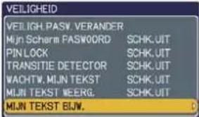 HITACHI ED-X33EP - Menu (vervolg) - 1