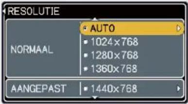 HITACHI ED-X33EP - INPUT Menu (vervolg) - 1