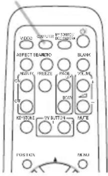 VIDEO COMPUTER PC COMPLIANT ASPECT SEAMPTO WALY FREEZE PAGE ON ON OFF DOWN KEYSTONE VY BUTTON MUTE POSITION MENU
