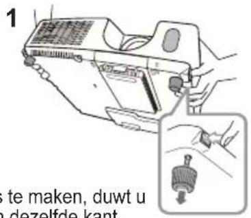 1 te maken, duwt u dezelfde kant