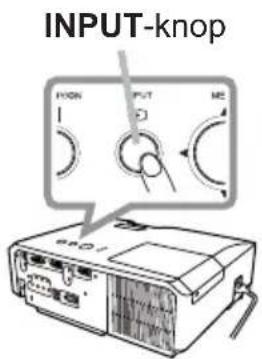 INPUT-knop POWER INPUT ME