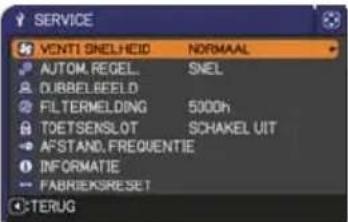 HITACHI ED-X40EF - OPTIE menu - 4