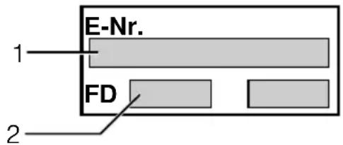 E-Nr. 1 FD 2