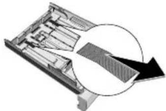 XEROX LF8190 - Verpakkingsmateriaal uit de papiercassette verwijderen - 4