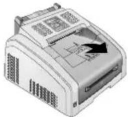 XEROX LF8190 - Verpakkingsmateriaal van de tonercartridge verwijderen - 1