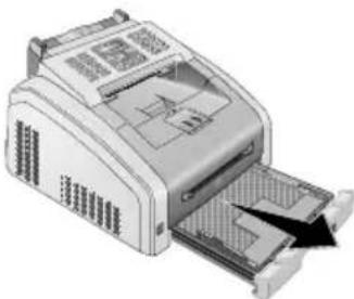 XEROX LF8190 - Verpakkingsmateriaal uit de papiercassette verwijderen - 1