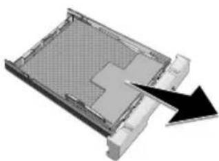 XEROX LF8190 - Verpakkingsmateriaal uit de papiercassette verwijderen - 2