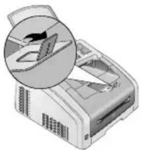 XEROX LF8190 - Printuitgifte houder uitklappen - 2