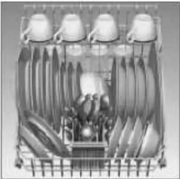 BOSCH SKT 5112 - نحوه قرار دادن ظروف - 1